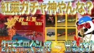 【荒野行動】紅葉ガチャ神やんな？25000円ぐらいで金チケ出るよね？結果…