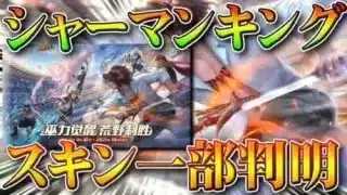 【荒野行動】「シャーマンキング」コラボの「一部スキン」が判明したのでまとめます。無料無課金ガチャリセマラプロ解説！こうやこうど拡散のため、お願いします【アプデ最新情報攻略まとめ】