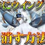 【荒野行動】SAOウイングが勝手に表示されちゃう？→消す方法を教えます。無料無課金ガチャリセマラプロ解説。こうやこうど拡散のため👍お願いします【アプデ最新情報攻略まとめ】