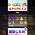 【荒野行動】え！？？1年間、メールBOX貯めたら…。とんでもない金券の枚数になった。金券コード・金券配布 #shorts  #荒野行動