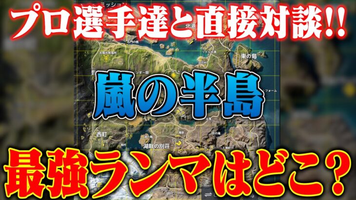 競技シーンでよく聞くランドマーク!?どこが最強かプロ達に直接聞いた結果【荒野行動】