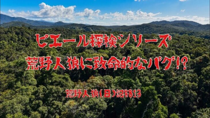 【検証】その謎を解明すべく、人狼部屋の奥地へと向かった【衝撃な結末】/荒野人狼(日)記#813