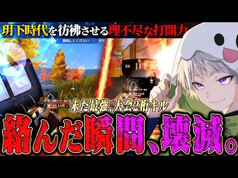 【玥下】久々の大会で個人2桁キル破壊かましてきた《95式/MP5》【荒野行動】