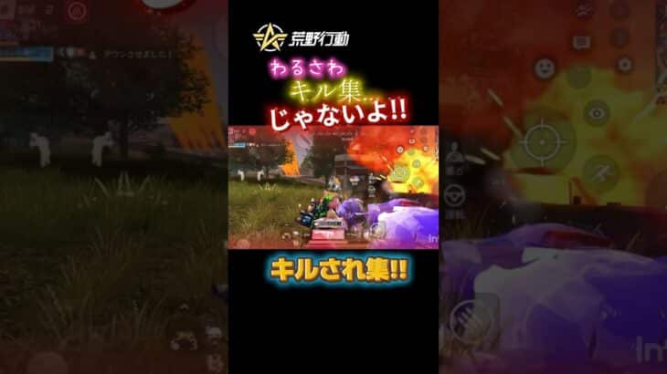キル集なんか溢れてるでしょ!!だったらキルされ集で😌 #荒野行動 #荒野行動エンジョイ勢 #荒野バババン8周年