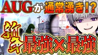 【最強AR】年明けて荒野開いたらAUGが通常湧きになってて無双確定な件ww【#荒野行動 】