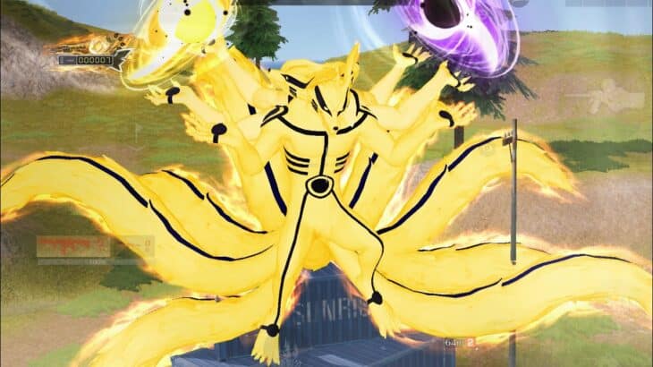 【荒野行動】 NARUTO殿堂A4＆NARUTOスキンで無双する通常キル集！【NARUTO】