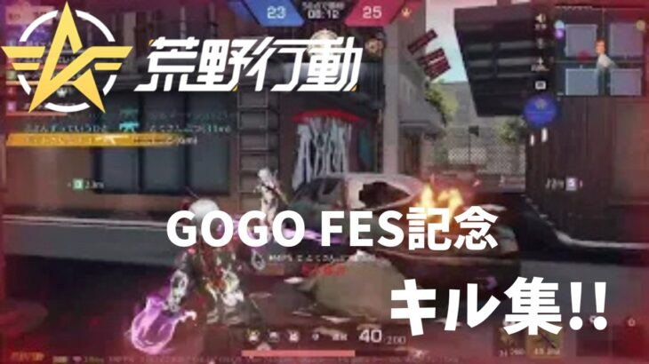 荒野GOGOFES記念!!『キル集!!』キル集繰り返しバージョン #荒野行動 #gogofes