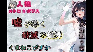 人狼メトロポロス　嘘が導く破滅の輪舞　参加型９人霊能局くまねこ村