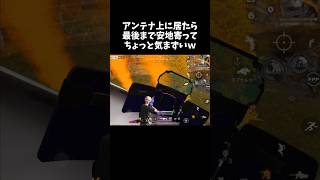 アンテナ上で安地寄り続けて気まずいｗｗ【#荒野行動】# Knives Out   #荒野アプデ  #荒野GOGOFES #荒野の光