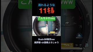 デュアルCS11ｷﾙ【荒野行動】#荒野行動 #クリップ #キル集