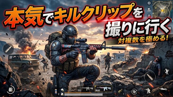 【荒野行動】久々にキル集作りたいからクリップ撮りに行く！！配信！！！！